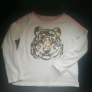 The Children's Place Sequined Tiger Shirt